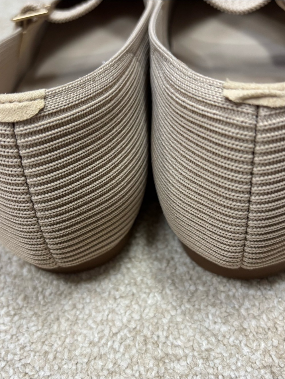 Vivaia Margo Mary Jane Square Toe Flats size 9.5/41EU Almond color - Picture 7 of 9